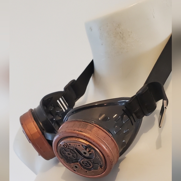 Steampunk Rust Color Goggles - Picture 4 of 9